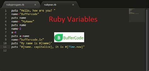 how to print variables in ruby