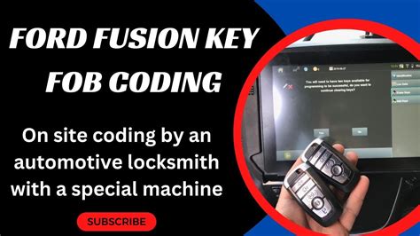 how to program ford fusion key