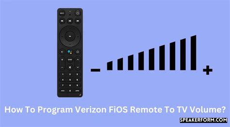 how to program the volume on my verizon remote