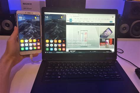 how to project android phone screen on mac