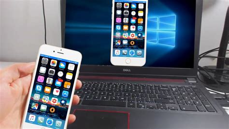 how to project iphone to pc