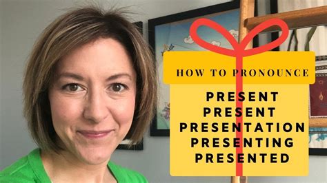 how to pronounce present in class