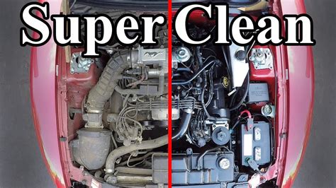 how to properly clean engine bay