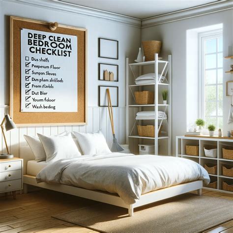 how to properly deep clean a bedroom