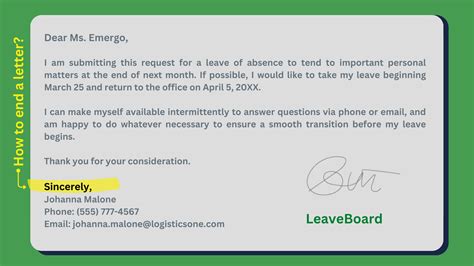 how to properly end a letter with sincerely