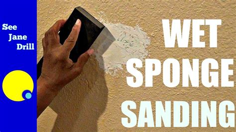 how to properly sand drywall patch