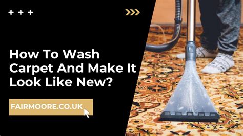 how to properly wash a carpet