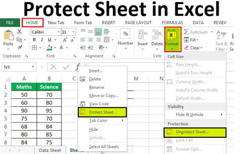 how to protect excel worksheet