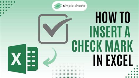 how to put a check mark in excel on mac