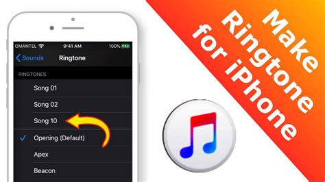 how to put a custom ringtone on iphone using itunes