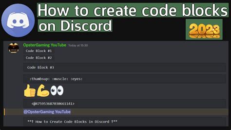 how to put a discord code in