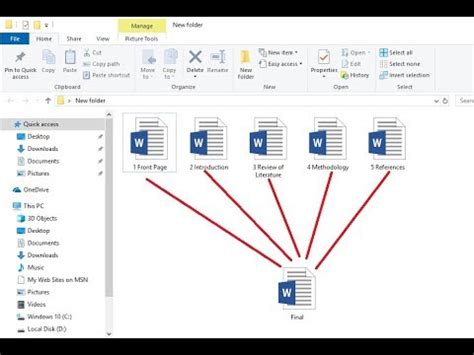 how to put a file in ms word
