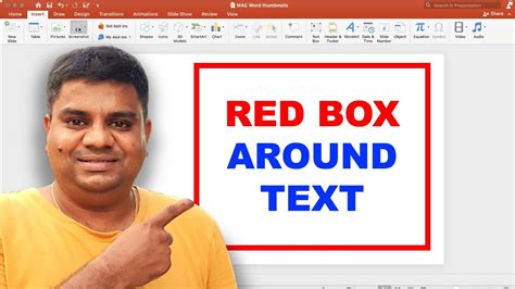 how to put a frame around text in powerpoint
