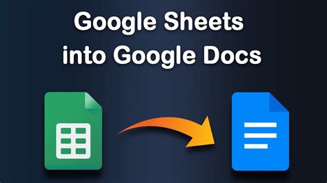 how to put a google sheet in google docs