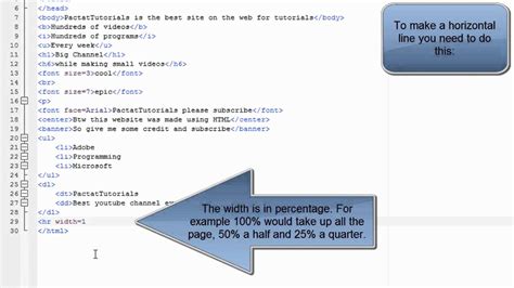 how to put a horizontal line between text in html