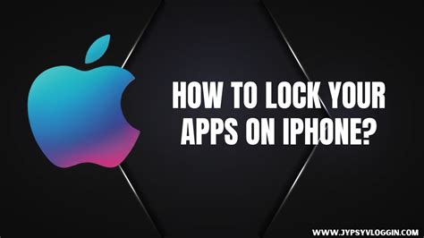 how to put a lock on your apps iphone 11