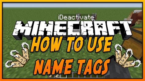how to put a name tag on a dog in minecraft ps4
