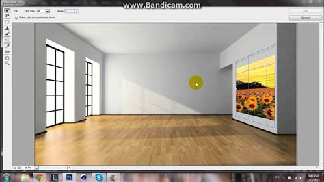 how to put a painting on a wall in photoshop