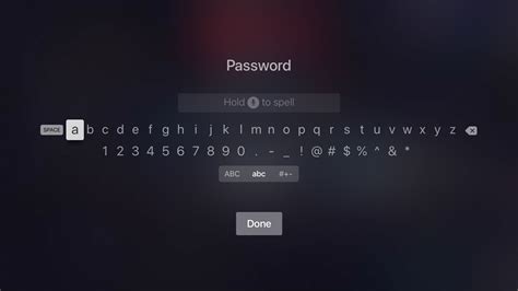 how to put a passcode on apps on apple tv