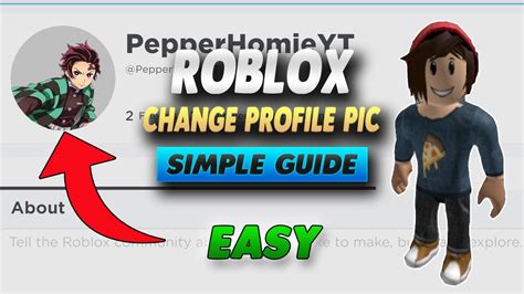 how to put a profile picture on roblox