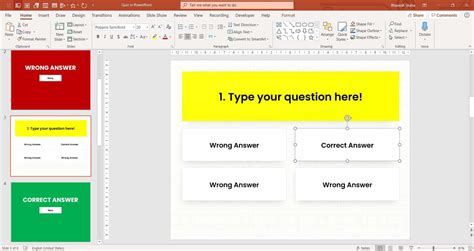 how to put a quiz in powerpoint