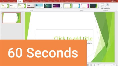 how to put a template on powerpoint