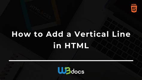 how to put a vertical line between text in html