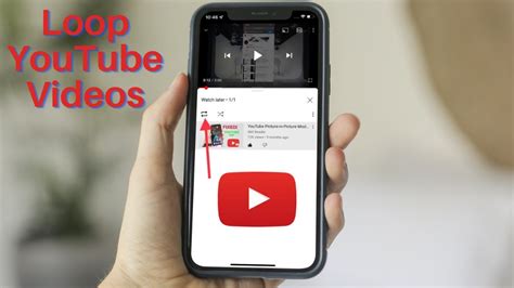 how to put a video on loop on youtube iphone