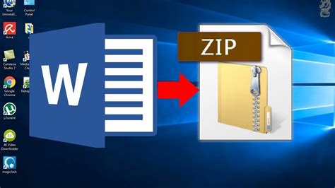 how to put a zip file in word