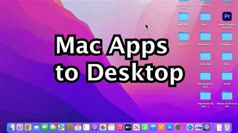 how to put applications on desktop macbook