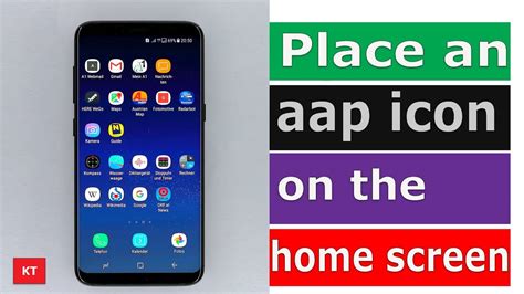 how to put apps on android home screen