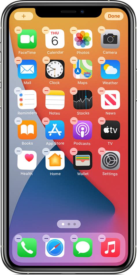 how to put apps on bottom of iphone screen
