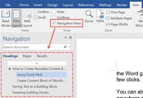 how to put blocks in word