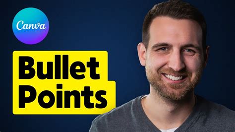 how to put bullet form in canva
