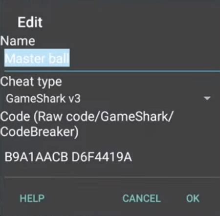 how to put cheat codes in john gba emulator