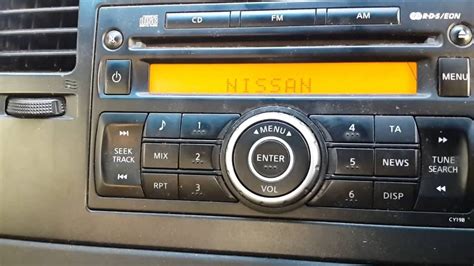 how to put code in nissan note radio
