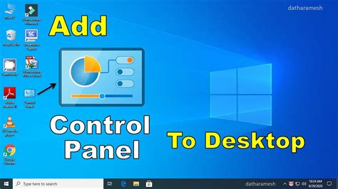 how to put control panel on desktop
