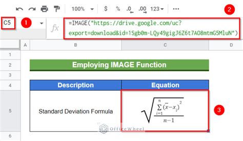 how to put equation on google sheets