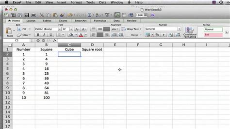 how to put exponent in excel on mac