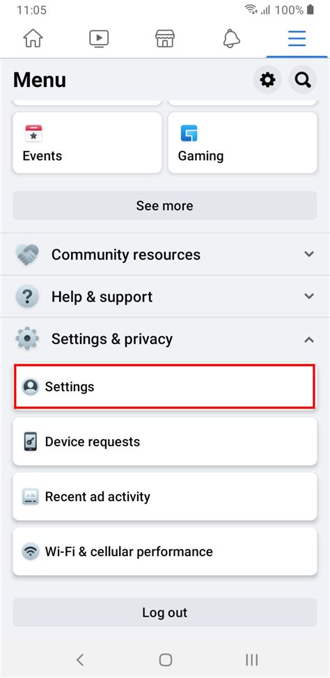 how to put facebook shortcut on android phone