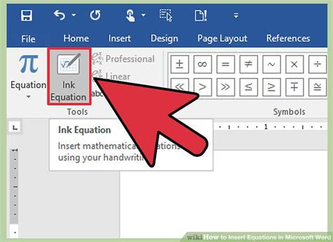 how to put formula in word