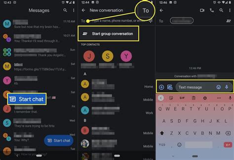 how to put google messages app on home screen