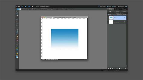 how to put gradient in shape photoshop