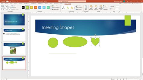 how to put images in shapes in ppt