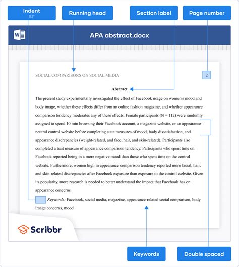 how to put keywords in abstract