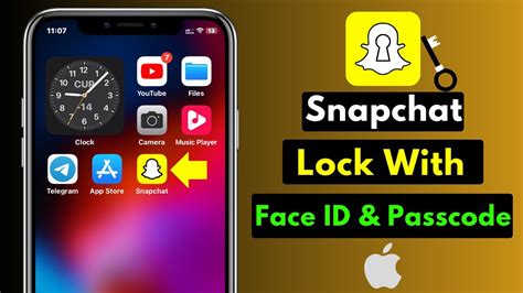 how to put lock on snapchat in iphone