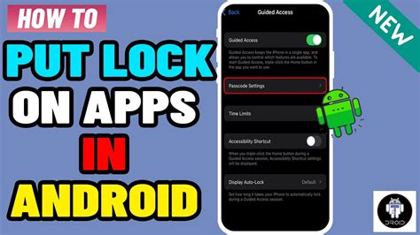 how to put lock on the apps