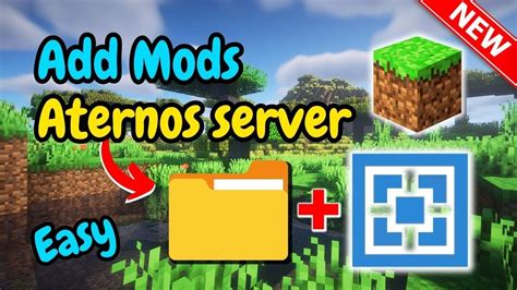 how to put mods in aternos server bedrock