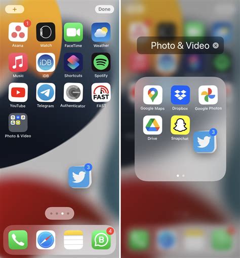 how to put multiple apps in one folder iphone