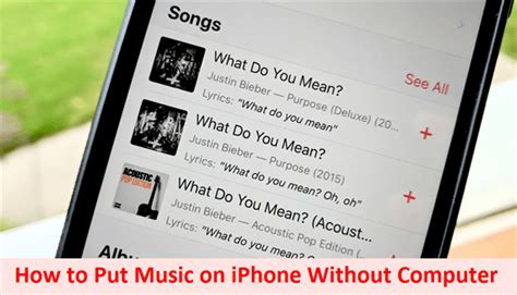 how to put music on iphone from computer